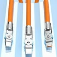 thumbnail image 5 of 100W Rotating 3-in-1 Charging Cable, Fast Charger Cord with Reinforced Braiding for Phones, Tablets, & Laptops, 5 of 5