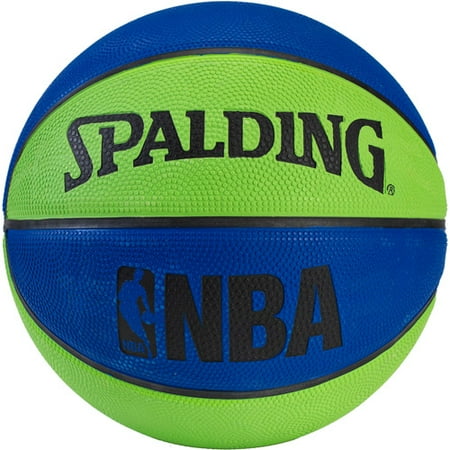 Spalding NBA Mini Basketball, Blue/Green
