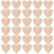 thumbnail image 4 of 300 piezas Corazones de madera Embellidos de madera en blanco Embellidos del corazón de madera, 4 of 6