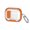 Orange, variant on Rugged Case for AirPods Pro 2, HD Clear & Contrast Color Design Shockproof Cover for Airpods Pro 2nd Generation 2022 with Switch and Carabiner