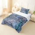 thumbnail image 2 of Homewish Blue Watercolor Gradient Twin Comforter Sets,Geometric Abstract Bedding Set,Reversible,2-Piece,1 Comforter and 1 Pillowcase, 2 of 7