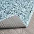 thumbnail image 4 of Laura Ashley – Astor Chenille Bath Mat | 100% Polyester Premium Bathroom Décor Machine Washable TPR Backing Measures 17” x 24” Aqua, 4 of 4