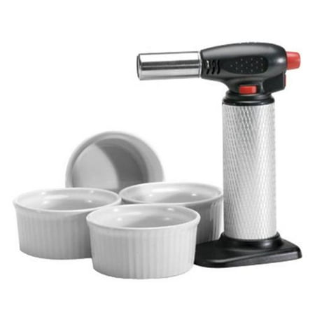YTC SUMMIT 1327 Mt-7702 Pro Creme Brulee Set with 4 Ramekins - C-12