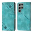 thumbnail image 2 of Compatible with Samsung Galaxy S23 Ultra 5G Classic Embossed PU Leather Case with Card Holder Shockproof Cover, 2 of 5