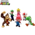 thumbnail image 4 of Figuras de acción de Super Mario Bros para niños, juguetes de PVC, modelos de Luigi, Yoshi, Donkey Kong, seta, regalos de cumpleaños, 4 of 4