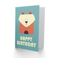 thumbnail image 2 of Birthday Child Kids Boys Bear Dark Greetings Card Plus Envelope Blank inside, 2 of 3