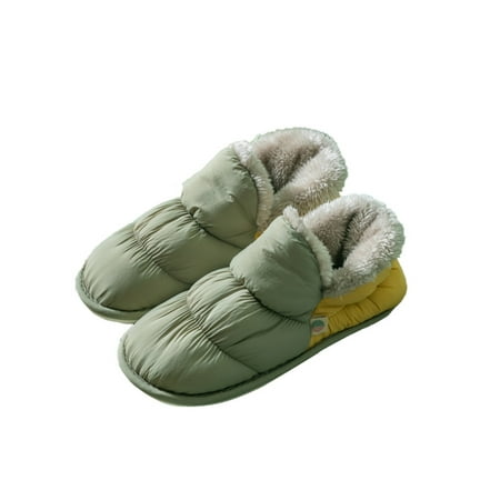 

Rotosw Men Women Winter Warm Slippers Slides Flat Shoes Home Indoor Footwear