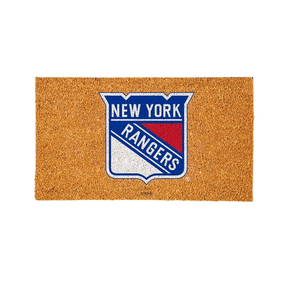 New York Rangers 28" x 16" Logo Turf Mat