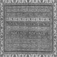 thumbnail image 1 of Ahgly Company Indoor Square Abstract Gray Modern Area Rugs, 8' Square, 1 of 4