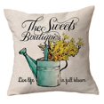 thumbnail image 5 of SZTXJ Autumn Cushion Covers 18" x 18" Set of 4 Outdoor Decor Pillow Case Autumn Farmhouse Bee Gnome Linen Cushion Cover for Thanksgiving, Sofa and Hom, 5 of 5