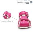 thumbnail image 3 of Ahannie Toddler Girls Sandals with Arch & Ankle Support, Kids Summer First Steps Shoes, 3 of 7