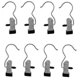 thumbnail image 4 of 12 Pcs Stainless Steel Clothes Hanger Clips for Travel, 4 of 4