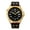 Black/Gold, variant on SLDSH104-5 Palau Leather-Band Diver Watch with Date for Mens, Gold & Black