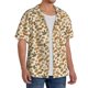 thumbnail image 2 of Fotbe Set With Peanut Camisa Estampada de Manga Corta para Hombre, Casual de Verano, Estilo Playero, Sin Arrugas-Large, 2 of 5