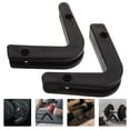thumbnail image 1 of OULII 2Pcs Black Barbell Storage Rack Wall Mounted PP Material Fitness Equipment Holder, 1 of 5