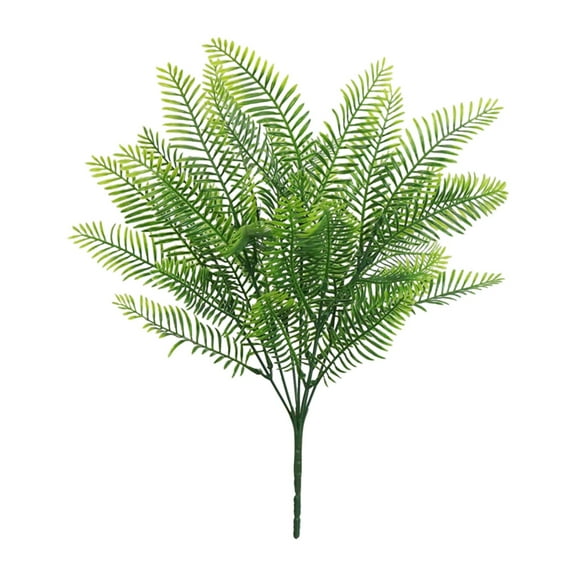 ZFSBZBS 7 Forks Green Plants and Bundle Artificial Flowers for Decoration Bulk For Wedding Centerpiece Farmhouse Home Decoration Phoenix-tail fern