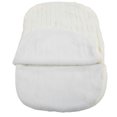 thumbnail image 4 of Saco de dormir para bebé recién nacido, manta para dormir de punto suave y cálida, saco para cochecito de bebé, color blanco, 4 of 9