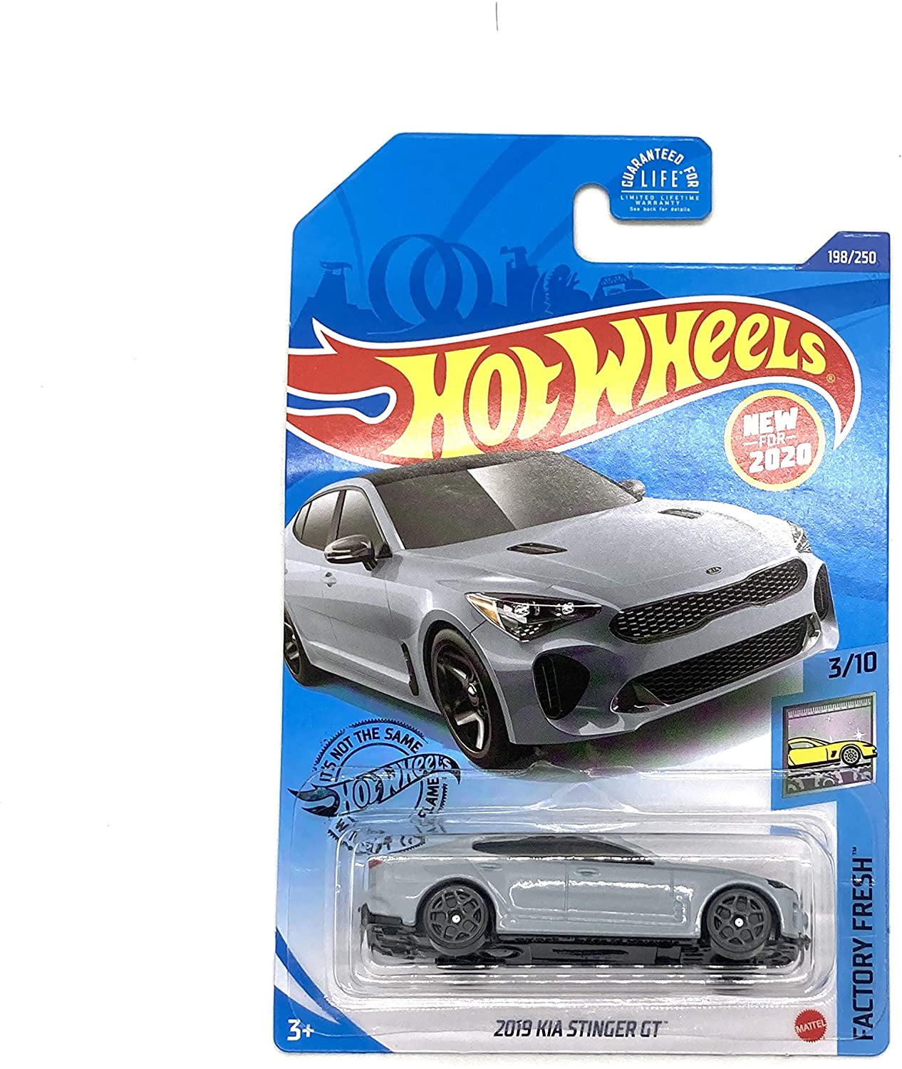 Hot Wheels KIA STINGER GT GREY Color Car Toy 2020 Mattel Brand NEW