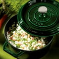 thumbnail image 5 of Staub Cast Iron 4-qt Round Cocotte - Basil, 5 of 12