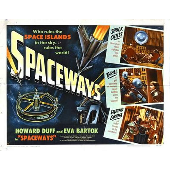 Spaceways Movie Poster 24inx36in Art Poster 24x36 Unframed, Age: Adults ...