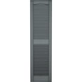 thumbnail image 4 of 14 1/2"W x 60"H EverColor Open Louver Shutters, w/Installation Shutter-Lok's & Matching Screws (Per Pair), Storm Cloud, 4 of 8