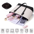 thumbnail image 3 of Bagsure Women Handbags Fashion Tote Shoulder Bags Casual Crossbody Bags for Women Satchel Purse Set 4pcs, 3 of 9