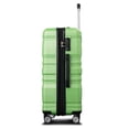 thumbnail image 6 of Luggage Sets New Model Expandable ABS Hardshell 3pcs Clearance Luggage Hardside Lightweight Durable Suitcase sets Spinner Wheels Suitcase with TSA Lock 20''24''28''(apple green), 6 of 8