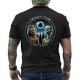 thumbnail image 2 of 2024 Total Solar Eclipse Bigfoot Alien Totality Team T-Shirt, Funny Cryptid & UFO Celestial Event Graphic Tee, April 8 Path of Totality Souvenir Shirt for Men Women, 2 of 3