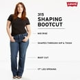 thumbnail image 4 of Plus Size Levi's 315 Shaping Bootcut Jeans Color: Lapis Topic Size: 20W AV/REG, 4 of 4