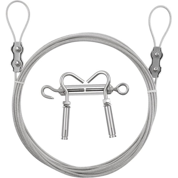 1pc Clothesline 16ft/5m Portable Windproof Retractable Clothesline Clothesline With Heavy Stainless Steel Rope Multi-use Clothesline Outdoor/indoor/ho