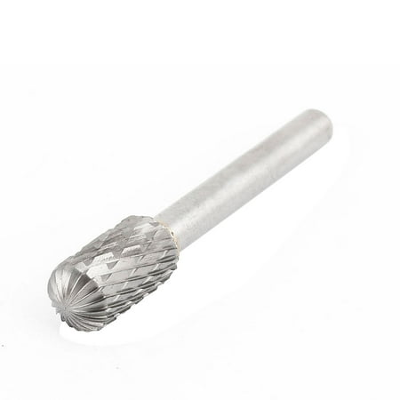 Carbide Bur Cylinder Shape Radius - Unique Bargains Grinding Carving Cylinder Radius End Carbide Rotary File 5/16
