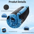 thumbnail image 3 of 3 Inch Memory Foam Camping Mattress Pad, Dual Layer Thick Sleeping Camp Mat for Sleepover Car Tent, Portable Roll Up Mattress for Adults with Travel Bag, 3 of 9