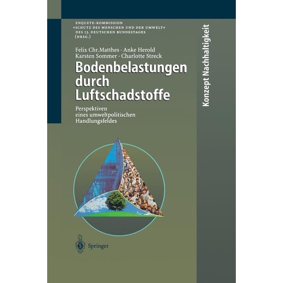 Konzept Nachhaltigkeit Bodenbelastungen Durch Luftschadstoffe: Perspektiven Eines Umweltpolitischen Handlungsfeldes, (Paperback)