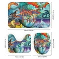 thumbnail image 3 of Dragon Wings Of Fire Dragon Wings Of Fire 4 Pcs Shower Curtain Sets with 12 Hooks Non-Slip Rugs U-Shaped Bath Mat, Toilet Cover, Bathroom Sets with Shower Curtain And Rugs And Accessories, 3 of 8