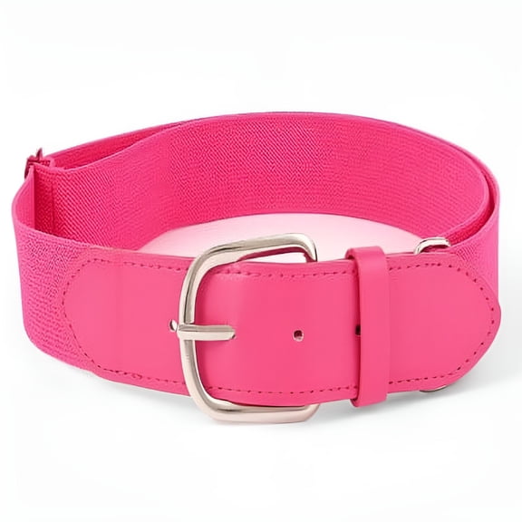 TELOLY Youth Baseball Belt Adjustable Elastic Softball Belt Toddler PU Waist Belt For Boys Girls Adults Players Sports Teams