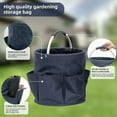 thumbnail image 5 of Cleaning Caddy with Handle, Cleaning Products Organizer, 17L Foldable Tool Bag, Storage Basket, Cleaning Supply Caddy, Portable Multi Cleaning Bucket Bag for Home, Garden, Picnic (Navy Blue), 5 of 7