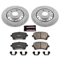thumbnail image 3 of PowerStop Rear Z23 Evolution Sport Carbon-Fiber Ceramic Brake Pad and Drilled & Slotted Rotor Kit Fits: AUDI VOLKSWAGEN Select Models K4562, 3 of 10