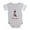 Heather Gray, variant on CafePress - Christmas Boxer - Cute Infant Baby Football Bodysuit