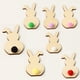 thumbnail image 5 of Billuyoard Paquete de 5 rebanadas de de conejo exquisitas decoraciones de Pascua estilo Simple Scrapbooking manualidades cumpleaños DIY Kits para Type3 NO3, 5 of 6
