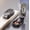 Black, variant on Portable Adjustable Pill Cutter Splitter for Halves/Thirds/Quarters, Stainless Steel with Centering Guide for Accurate Alignment of Small & Tiny Pills