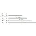 thumbnail image 3 of Design House Class 24" Bathroom Towel Bar, Stainless Steel, 3 of 7