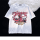 thumbnail image 4 of Sanrio gótica-Camiseta de algodón para mujer, a la moda camiseta blanca, Top estético, ropa juvenil, novedad de 2024, 4 of 5