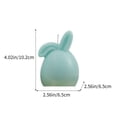 thumbnail image 3 of Velas de conejito de Pascua, velas vintage de primavera con lazo de soja sin humo, velas hechas a mano para decorar tartas de baby shower, decoraciones para bodas, festivales y fiestas., 3 of 6