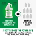 thumbnail image 3 of Grease Eater Pro Concentrate 4 Gallon (512 Uses) – Enzyme Grease Trap Treatment & Drain Maintainer, Grease Trap Cleaner for Odor Control & FOG Removal, Professional Restaurant Formula, 3 of 9