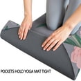 thumbnail image 3 of Pioneer Flower Floral Print Pattern Hot Yoga Mat Towel Non Slip for Hot Yoga - Quick-Drying Yoga Mat Cover with 4 Corner Pockets with Travel Bag - Hot Yoga Towel Non Slip 70"x26", 3 of 6