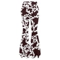 thumbnail image 4 of DHFJKG High Waisted Yoga Pants Women Sports Tight Cow Print Flared Leggings Tummy Control Buttery Soft Cozy Trousers, 4 of 4