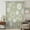 Green, variant on Geometric Black Sheer Curtains 54 Inches Long, Abstract Goldeb White Boho Circle Dot Light Filering Curtains, Breathable Simi Curtain Privacy Drapes for Kitchen Bathroom Small Window Treatment