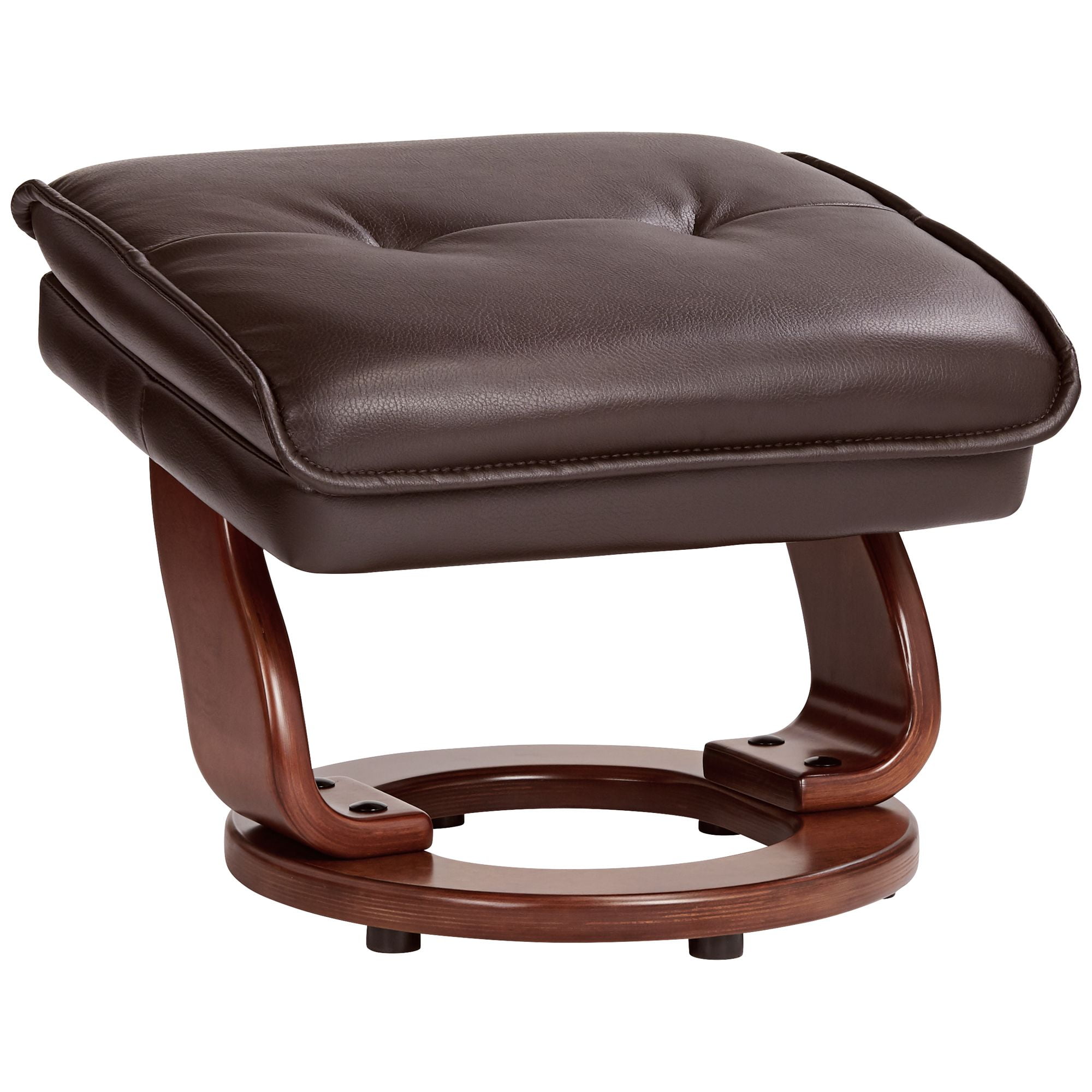 Buy BenchMaster Java Swivel Ottoman Faux Leather Recliner Chair Modern