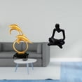 thumbnail image 2 of Escultura De Delfín Pensador Moderna Y Realista Para Decoración Creativa De Hogar, Oficina, Escritorio, Entrada, Armario, Chimenea, Mesa, Estantería., 2 of 8