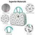 thumbnail image 4 of Reusable Panda Lnsulated Lunch Bag for Women & Men-Leakproof Water-Resistant Cooler Tote,Large Capacity(10.6x8.7x6.3in)for Work,Office,Travel,Picnic,Beach., 4 of 7